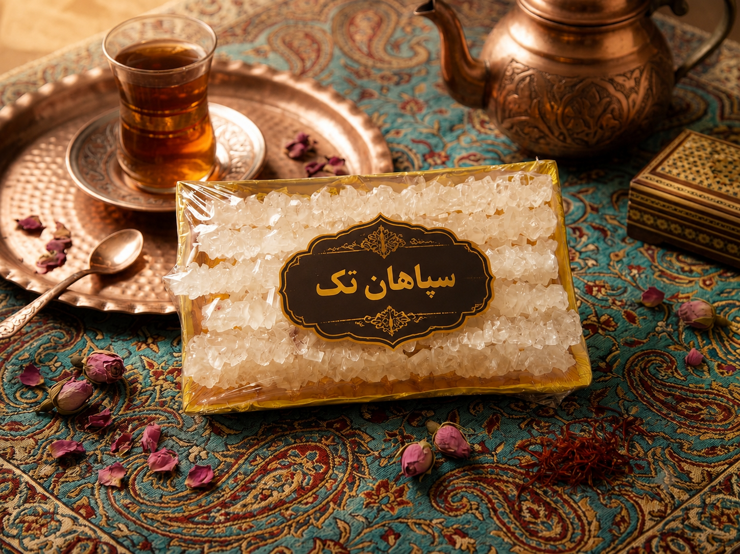 شاخه نبات بسته بندی سفید