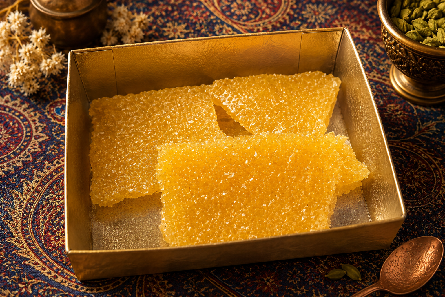 نبات تخته ایی زرد